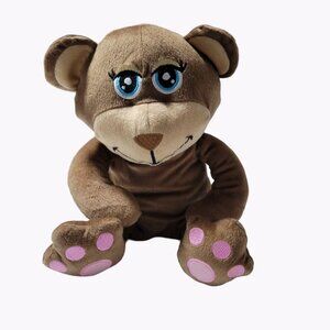 Teddy Bear 16 inch Plush Embroidered Eyes Baby Lovey Stuffed Animal Toy